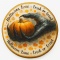 Ciastko lukrowane HALLOWEEN No.25 roz.M KOŁO ręcznie robione