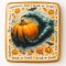 Ciastko lukrowane HALLOWEEN No.25 roz.S PION ręcznie robione