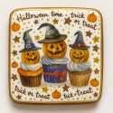 Ciastko lukrowane HALLOWEEN No.31 roz.L KWADRAT ręcznie robione