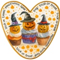 Ciastko lukrowane HALLOWEEN No.31 roz.XL SERCE ręcznie robione
