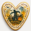 Ciastko lukrowane HALLOWEEN No.32 roz.L SERCE ręcznie robione