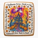 Ciastko lukrowane HALLOWEEN No.44 roz.M PION ręcznie robione