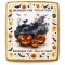Ciastko lukrowane HALLOWEEN No.21 roz.M KWADRAT ręcznie robione