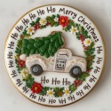 Ciastko lukrowane PICK UP WHITE BOŻE NARODZENIE KOŁO roz.S ręcznie robione