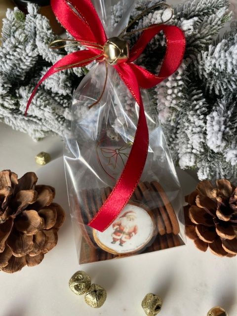 Świąteczny zestaw mini ciastek talarków 14 sztuk korzenne