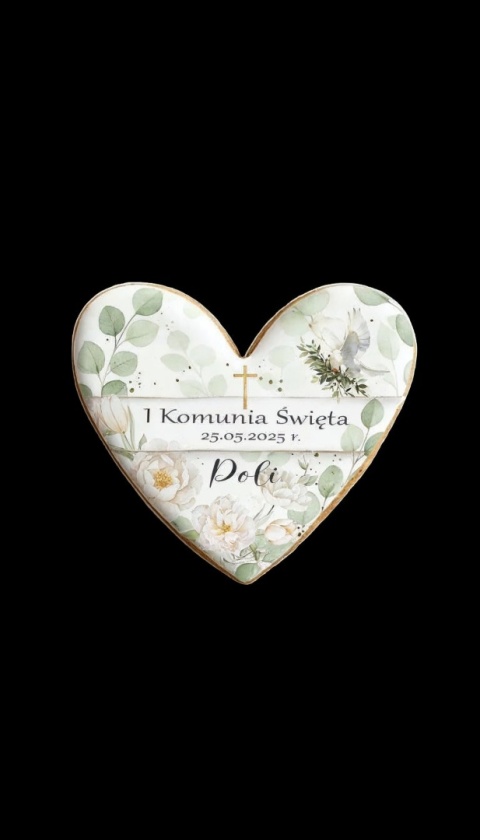 Ciastko lukier Twój Sakrament personalizuj   I Komunia Święta