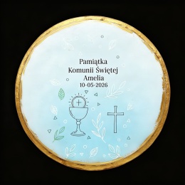 Ciastko lukier Twój Sakrament personalizuj   Komunia Święta