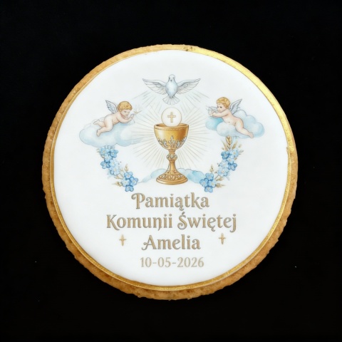 Ciastko lukier Twój Sakrament personalizuj   Komunijna Pamiątka