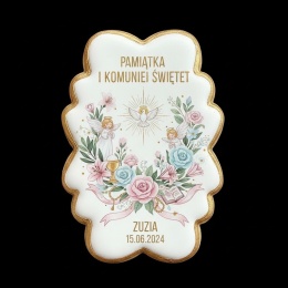 Ciastko lukier Twój Sakrament personalizuj   Pamiątka I Komunii Świętej