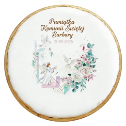 Ciastko lukier Twój Sakrament personalizuj   Pamiątka Komunii Świętej