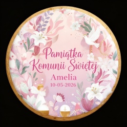 Ciastko lukier Twój Sakrament personalizuj   Pamiątka Komunii Świętej