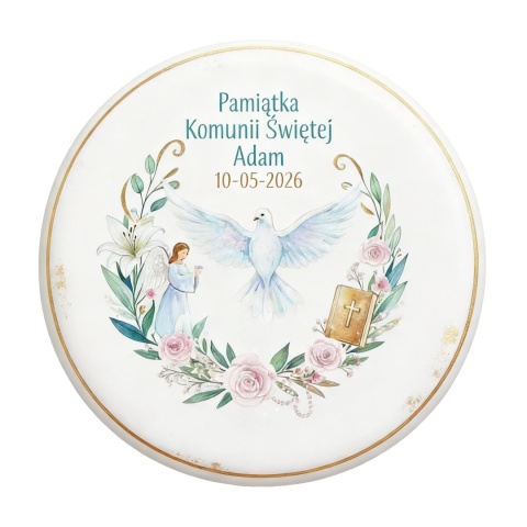 Ciastko lukier Twój Sakrament personalizuj   Pamiątka Komunii Świętej