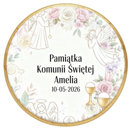 Ciastko lukier Twój Sakrament personalizuj   Pamiątka Komunii Świętej