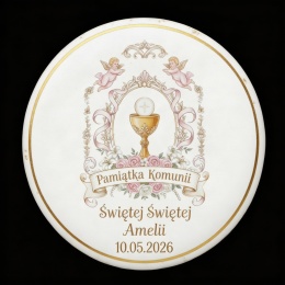 Ciastko lukier Twój Sakrament personalizuj   Pamiątka Komunii