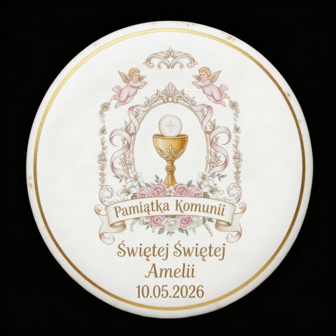 Ciastko lukier Twój Sakrament personalizuj   Pamiątka Komunii