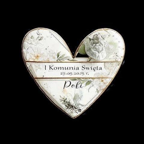 Ciastko lukier Twój Sakrament personalizuj   Pierwsza Komunia Święta