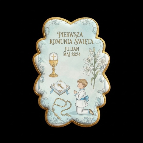 Ciastko lukier Twój Sakrament personalizuj  