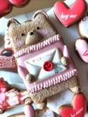 Pierniczek lukrowany miś misiek miłosna walentynka