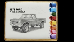 Ciastko lukier malowanka pędzelek maluj i zjedz  1978 FORD F250 4X4 PICKUP edukacja 
