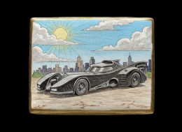 Ciastko lukier Auto Fan PASJA Batmobil w Ciasteczkowym Wydaniu