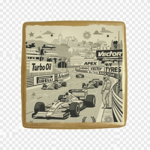 Ciastko lukier Auto Fan PASJA formuł 1 historych bolidy