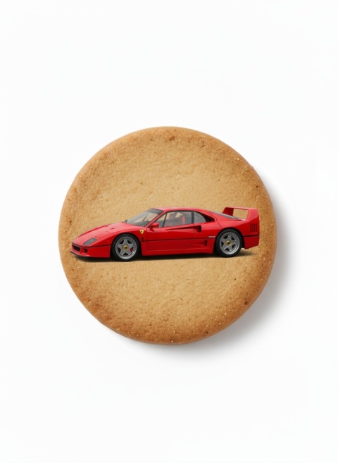 Ciastko lukier Auto Fan PASJA Ciasteczkowy Telegram Dynamika na Ciasteczku