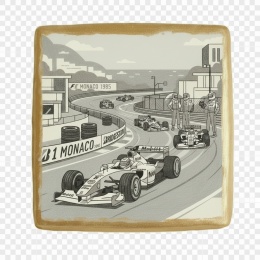 Ciastko lukier Auto Fan PASJA FORMUŁA 1 W AKCJI