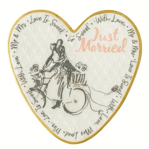 Ciastko lukier Ślub Zaproszenie  Just Married Personalizuj
