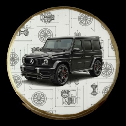 Ciastko lukier Auto Fan PASJA Klasa i Moc w Ruchu