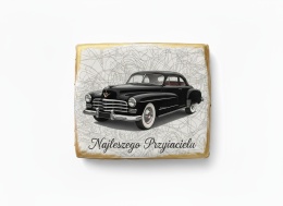 Ciastko lukier Auto Fan PASJA  Klasyczna Elegancja na Ciasteczku