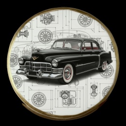 Ciastko lukier Auto Fan PASJA Klasyczna Elegancja na Kółkach
