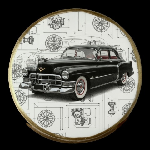 Ciastko lukier Auto Fan PASJA Klasyczna Elegancja na Kółkach