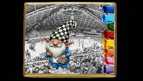 Ciastko lukier malowanka pędzelek maluj i zjedz  Kolorowanka Gnom i Arena edukacja 