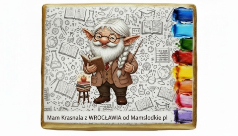 Ciastko lukier malowanka pędzelek maluj i zjedz  Krasnal Wiedzy edukacja 