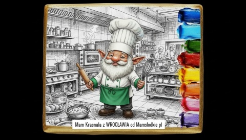Ciastko lukier malowanka pędzelek maluj i zjedz  Mam Krasnala z Wrocławia od Mamslodkie.pl edukacja 