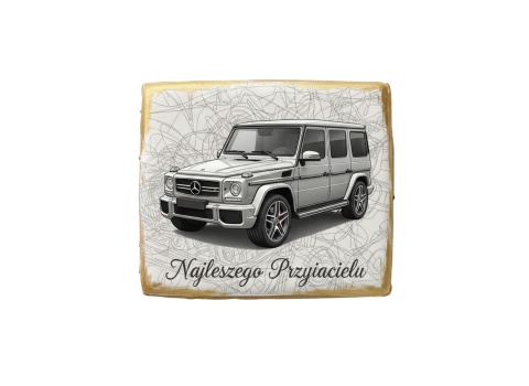 Ciastko lukier Auto Fan PASJA MercedesBenz Klasa G