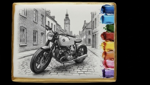 Ciastko lukier malowanka pędzelek maluj i zjedz  Motocyklowe Miasteczko edukacja 