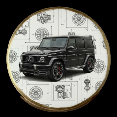 Ciastko lukier Auto Fan PASJA Nieznany Samochód na Ciasteczku