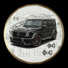 Ciastko lukier Auto Fan PASJA Potęga w ruchu