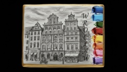 Ciastko lukier malowanka pędzelek maluj i zjedz  WROCŁAWSKA KAMIENICA edukacja 