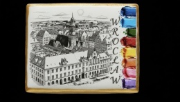 Ciastko lukier malowanka pędzelek maluj i zjedz  Wrocław w Barwach edukacja 