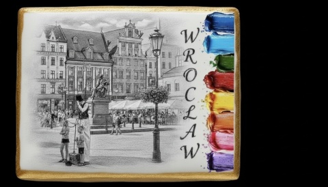Ciastko lukier malowanka pędzelek maluj i zjedz  Wrocław w Kolorze edukacja 