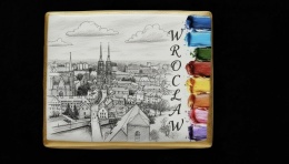 Ciastko lukier malowanka pędzelek maluj i zjedz  Wrocław w barwach edukacja 
