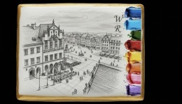 Ciastko lukier malowanka pędzelek maluj i zjedz  Wrocławski Rynek edukacja 