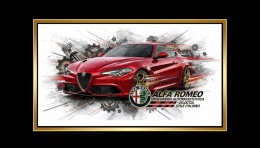 Ciastko lukier Auto Fan PASJA ALFA ROMEO W RUCHU