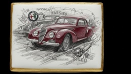 Ciastko lukier Auto Fan PASJA Alfa Romeo  Klasyka i Dynamika