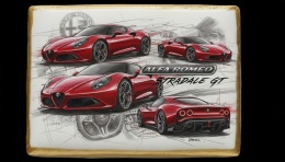 Ciastko lukier Auto Fan PASJA Alfa Romeo Stradale GT