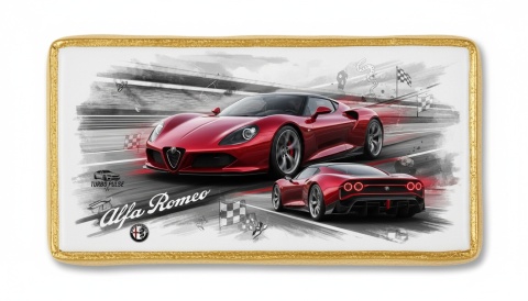 Ciastko lukier Auto Fan PASJA Alfa Romeo na Ciasteczku