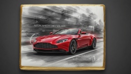 Ciastko lukier Auto Fan PASJA Aston Martin DB12 Volante