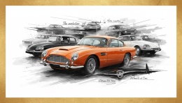 Ciastko lukier Auto Fan PASJA Aston Martin DB5
